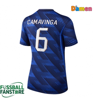 Frankreich Eduardo Camavinga #6 Replik Heimtrikot Damen WM 2026 Kurzarm